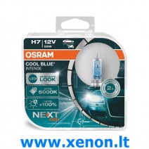 OSRAM H7 5000K +100% Cool Blue Intense NEXT Gen lemputės 2 vnt. 64210CBN-HCB-1